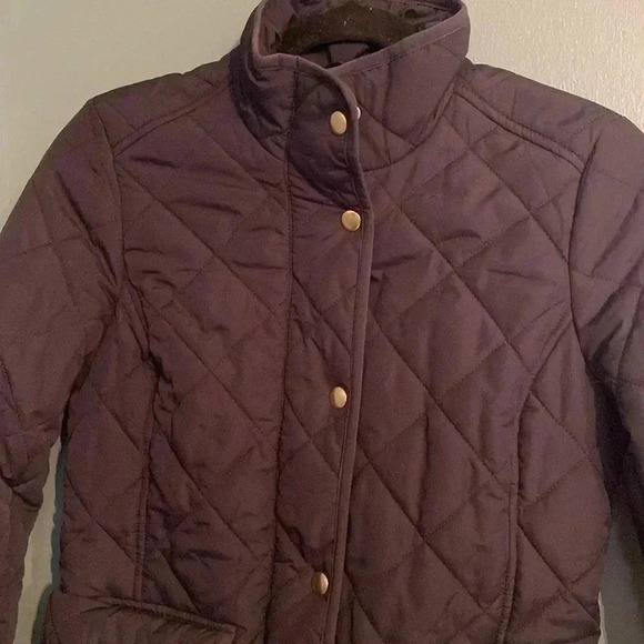 J. Crew navy blue quilted jacket - Xxs- long sleeve - great condition - Picture 2 of 6
